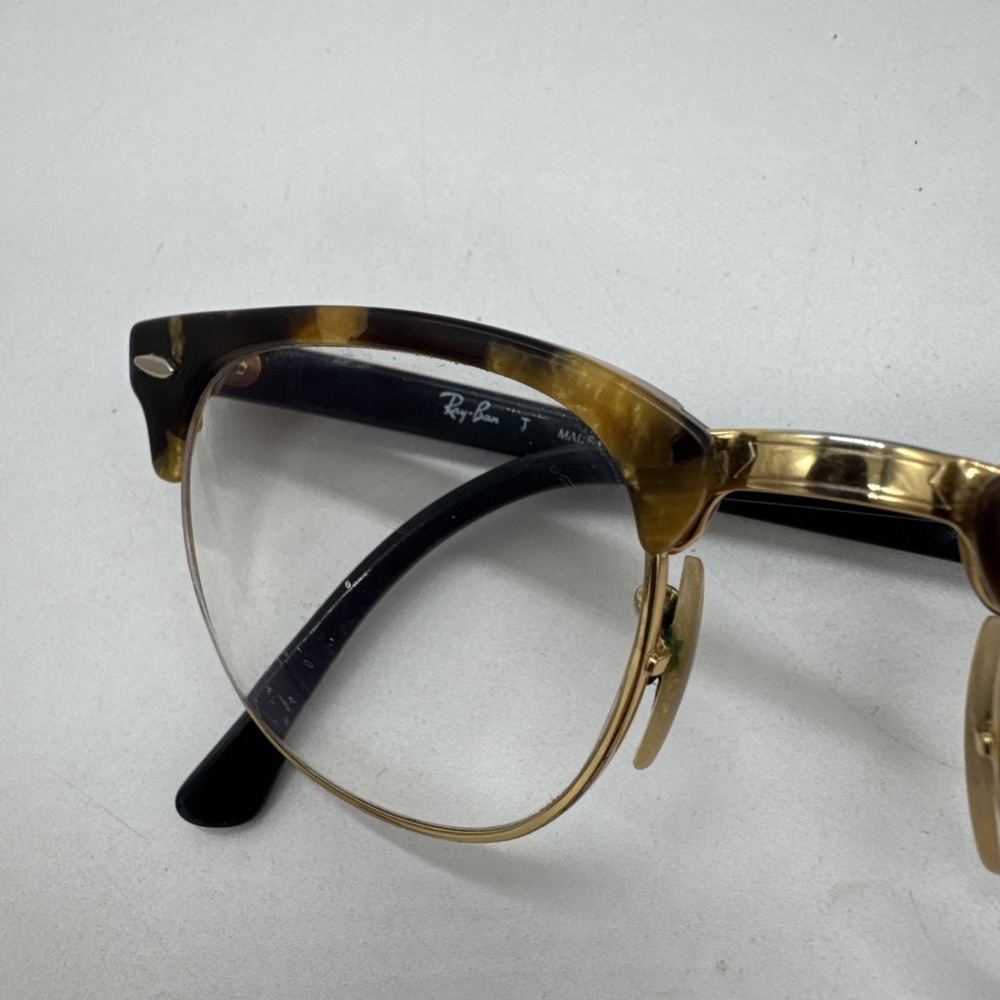 Ray-Ban Eyeglasses Unisex Brown Tortoise Clubmaster RB 5154 5494 49-21 140 - Picture 4 of 10